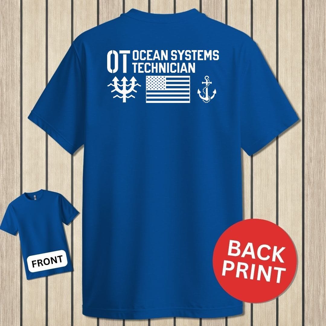 OT - Flag & Anchor - Royal Blue