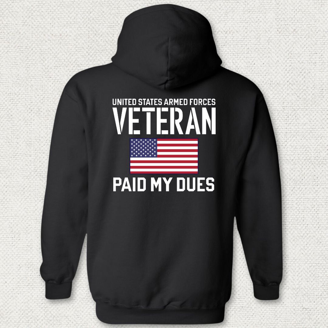 Paid My Dues Hoodie - Black