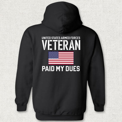 Paid My Dues Hoodie - Black