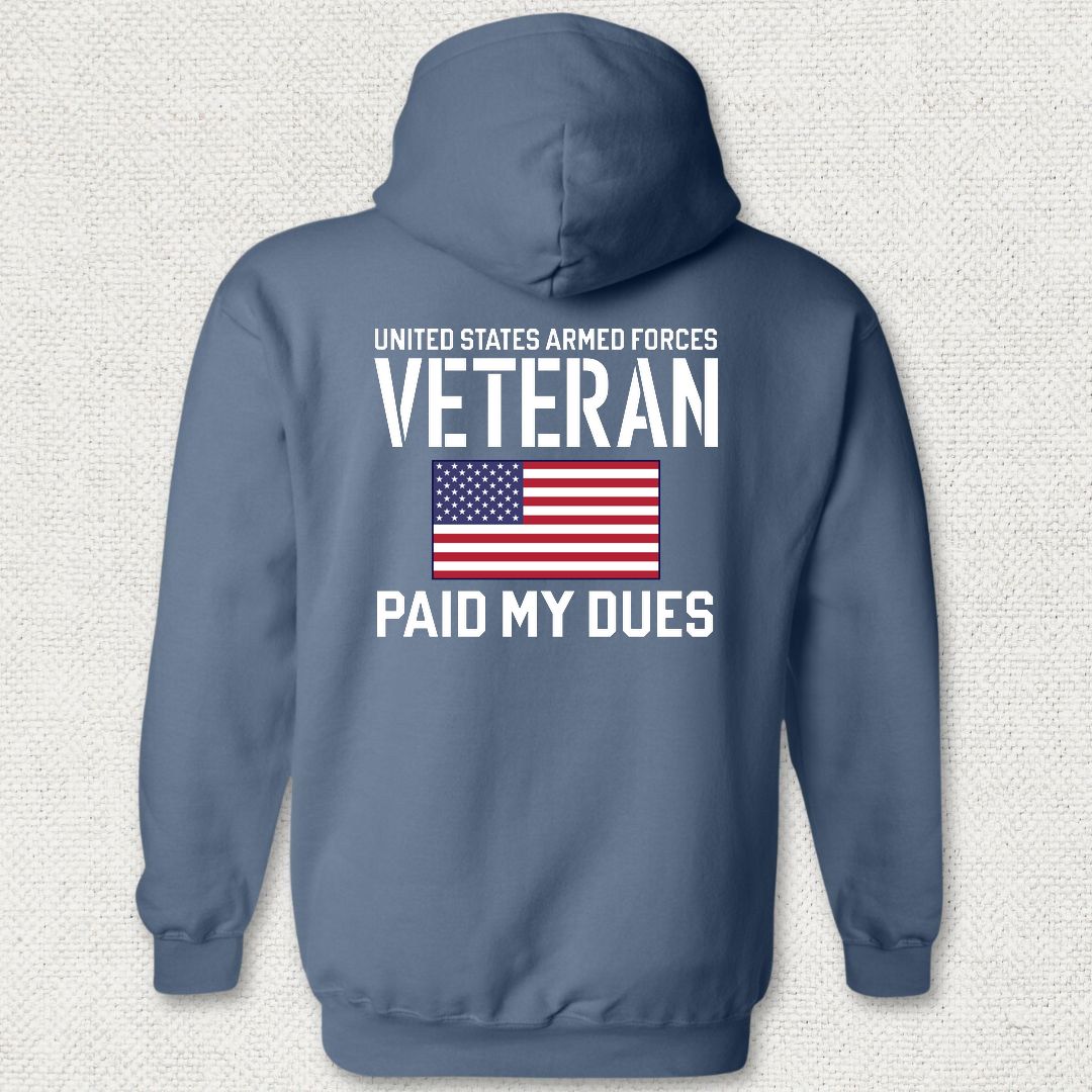 Paid My Dues Hoodie - Heather Navy