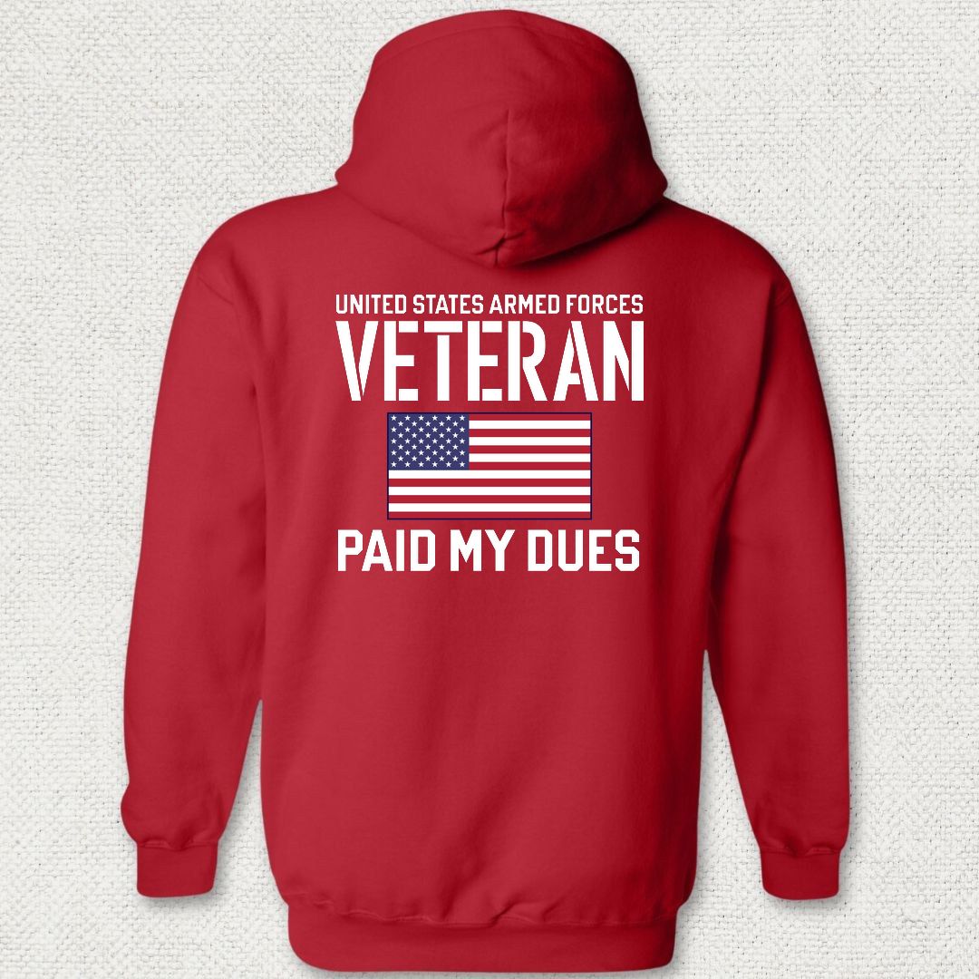 Paid My Dues Hoodie - Red