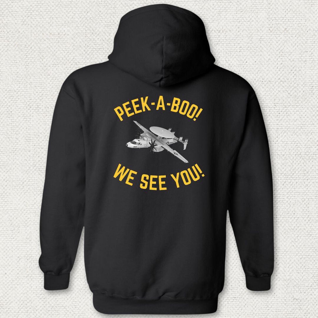 Peek-A-Boo Hoodie - Black