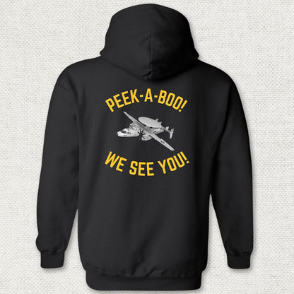 Peek-A-Boo Hoodie - Black