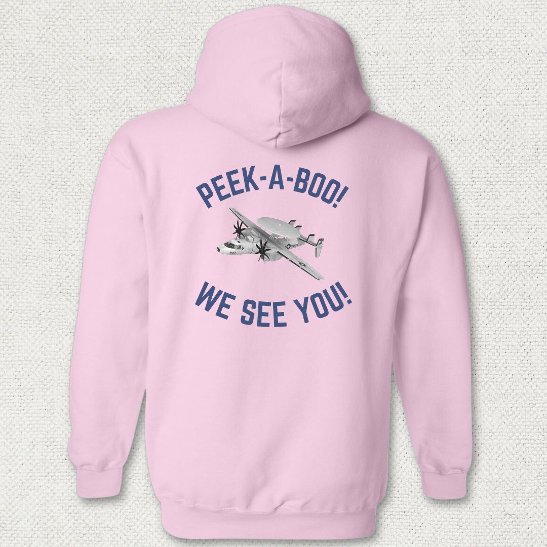 Peek-A-Boo Hoodie - Pink