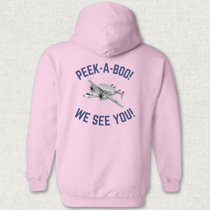Peek-A-Boo Hoodie - Pink