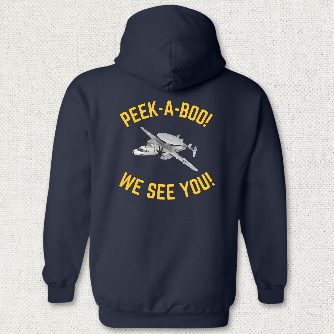 Peek-A-Boo Hoodie - Navy