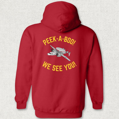Peek-A-Boo Hoodie - Red
