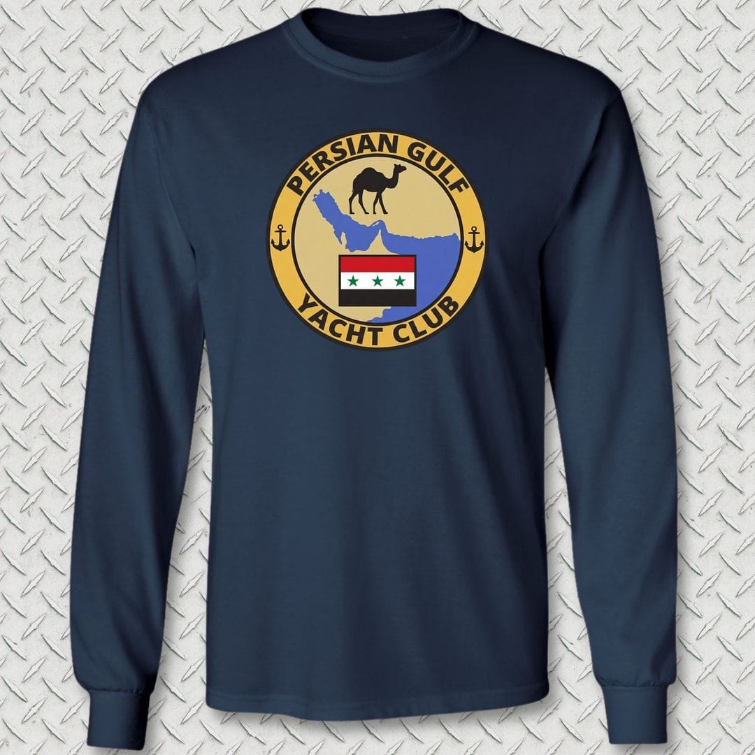 NavyHumor Long-sleeve S / Navy Persian Gulf Yacht Club Long Sleeve Tee