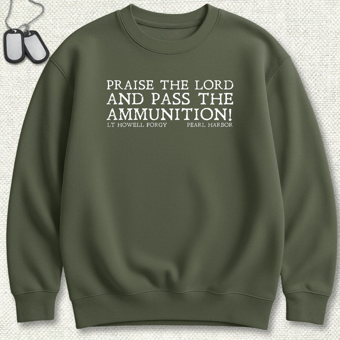Praise the Lord Sweatshirt - Military Green