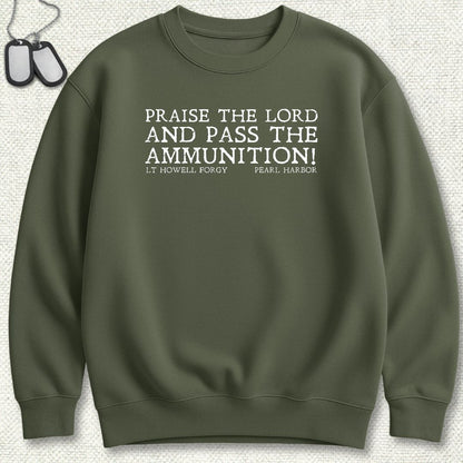 Praise the Lord Sweatshirt - Military Green