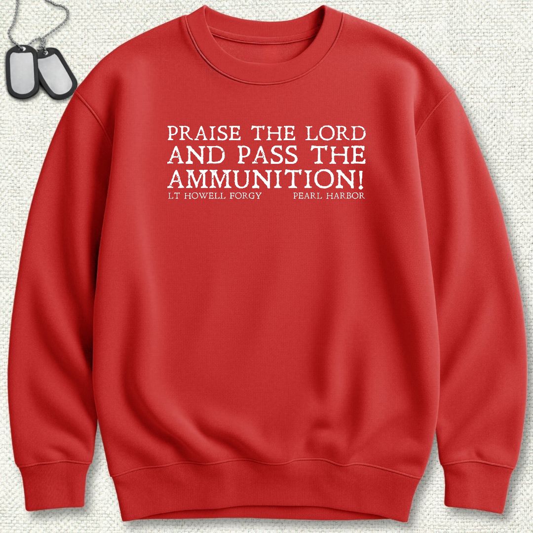 Praise the Lord Sweatshirt - Red