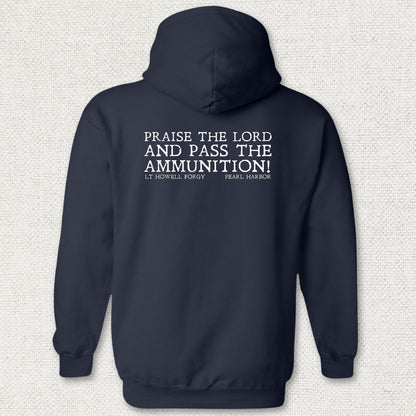 Praise the Lord Hoodie - Navy