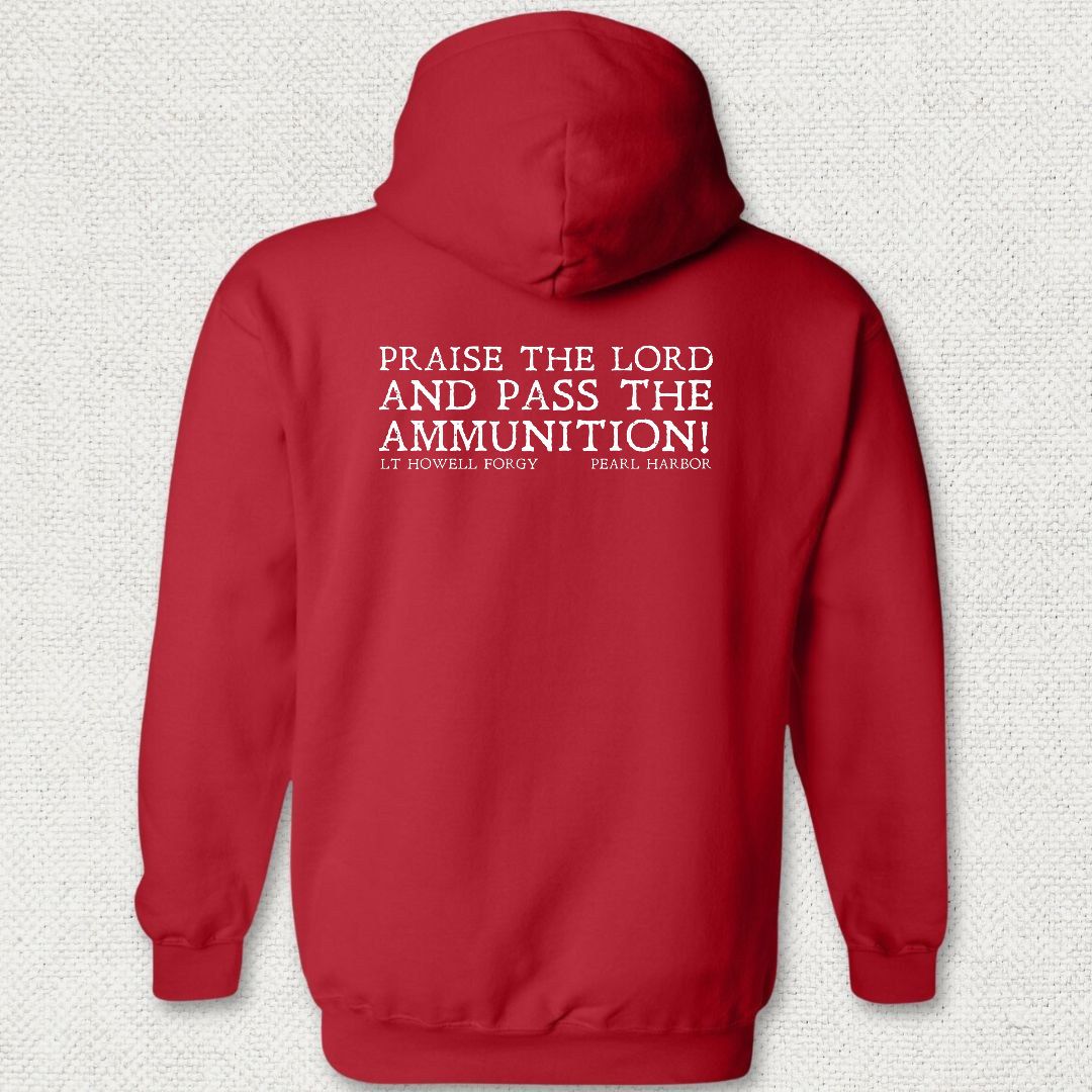 Praise the Lord Hoodie - Red