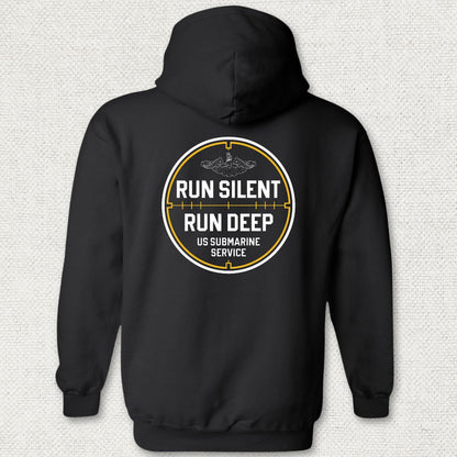 Run Silent - Run Deep Hoodie - Black