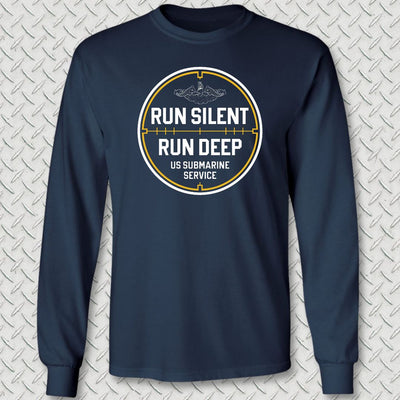 Run Silent - Run Deep Long Sleeve Tee