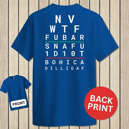 Sailor Eye Chart - Royal Blue