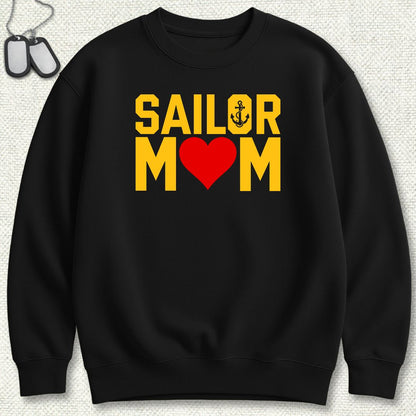 Sailor Mom Sweatshirt - Black