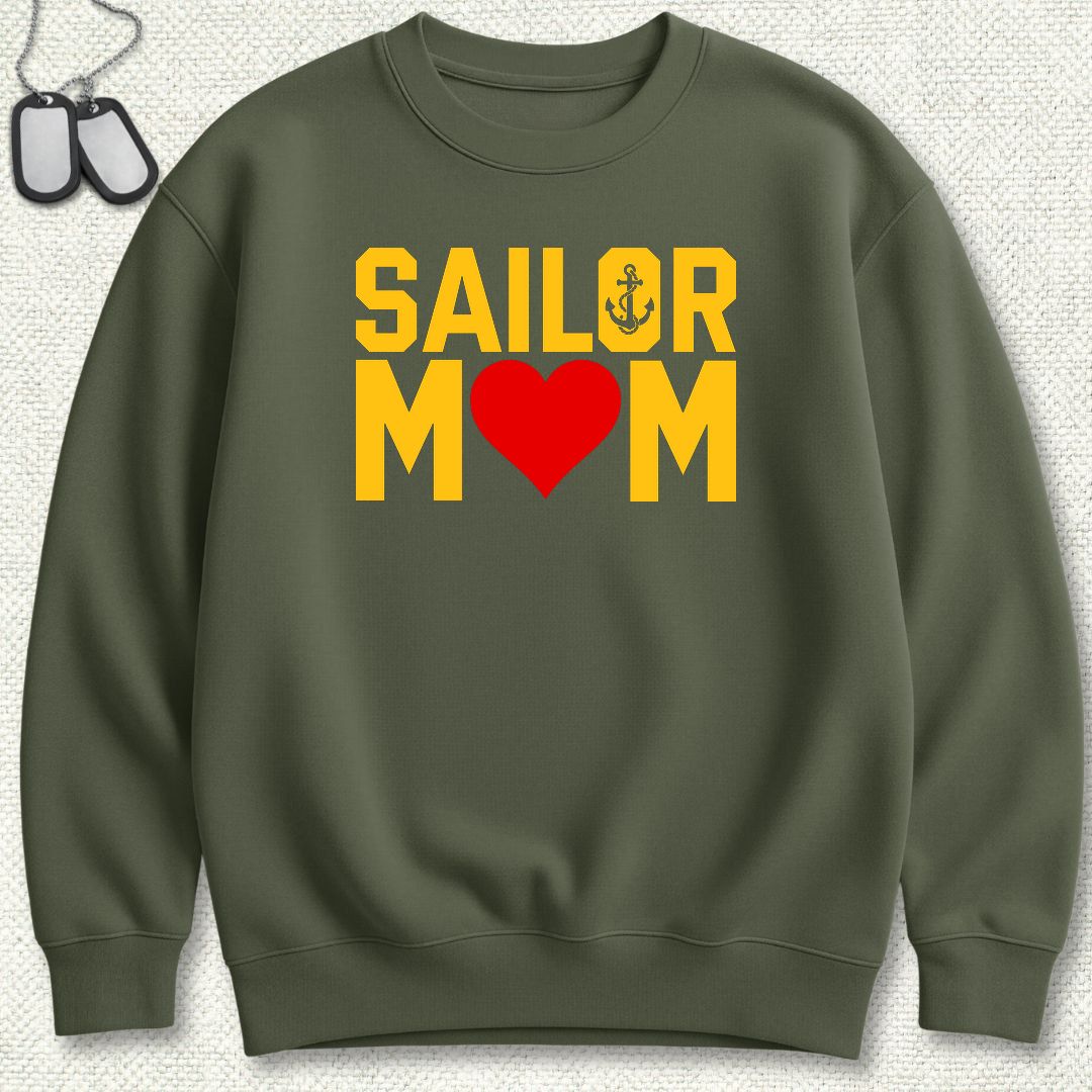 Sailor Mom Sweatshirt - Military Green