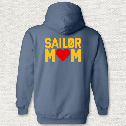 Sailor Mom Hoodie - Heather Navy
