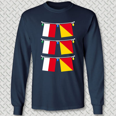 Signal Flag Ho Ho Ho Long Sleeve Tee