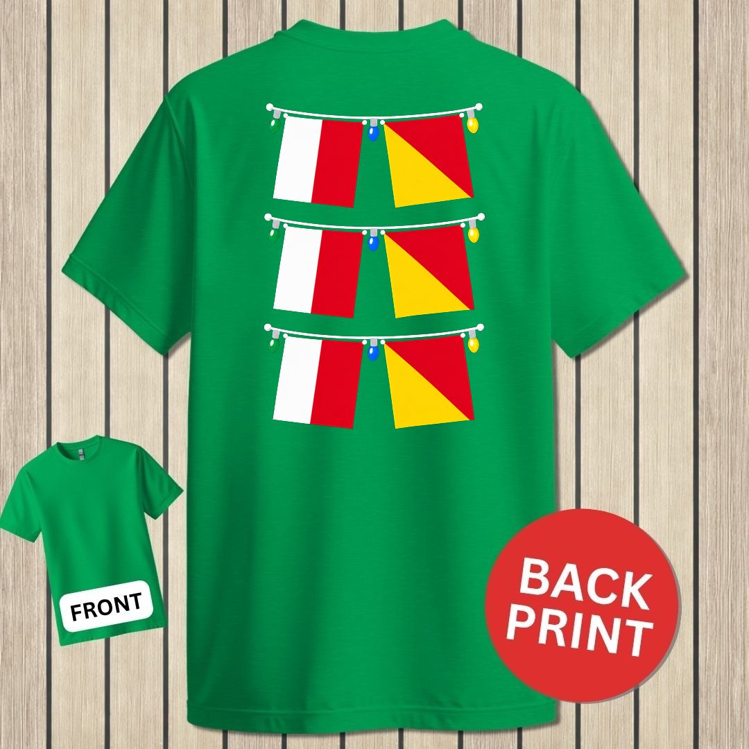Signal Flag Ho Ho Ho - Irish Green