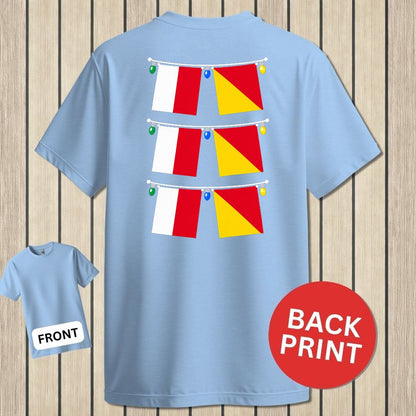 Signal Flag Ho Ho Ho - Light Blue