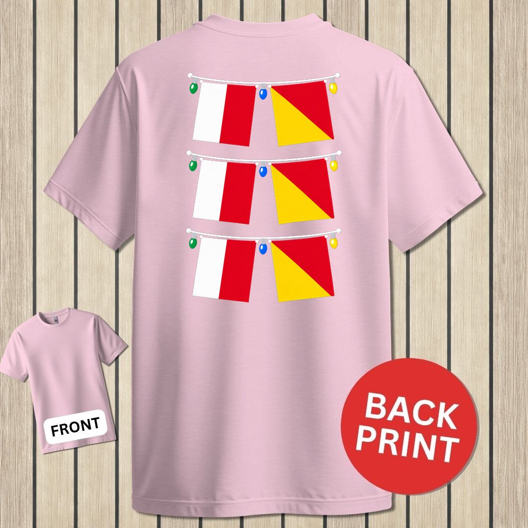 Signal Flag Ho Ho Ho - Pink