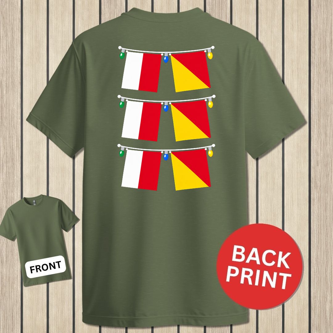 Signal Flag Ho Ho Ho - Military Green