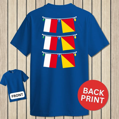 Signal Flag Ho Ho Ho - Royal Blue