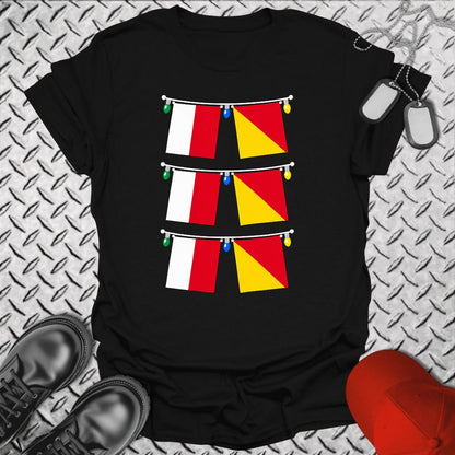 Signal Flag Ho Ho Ho - Black