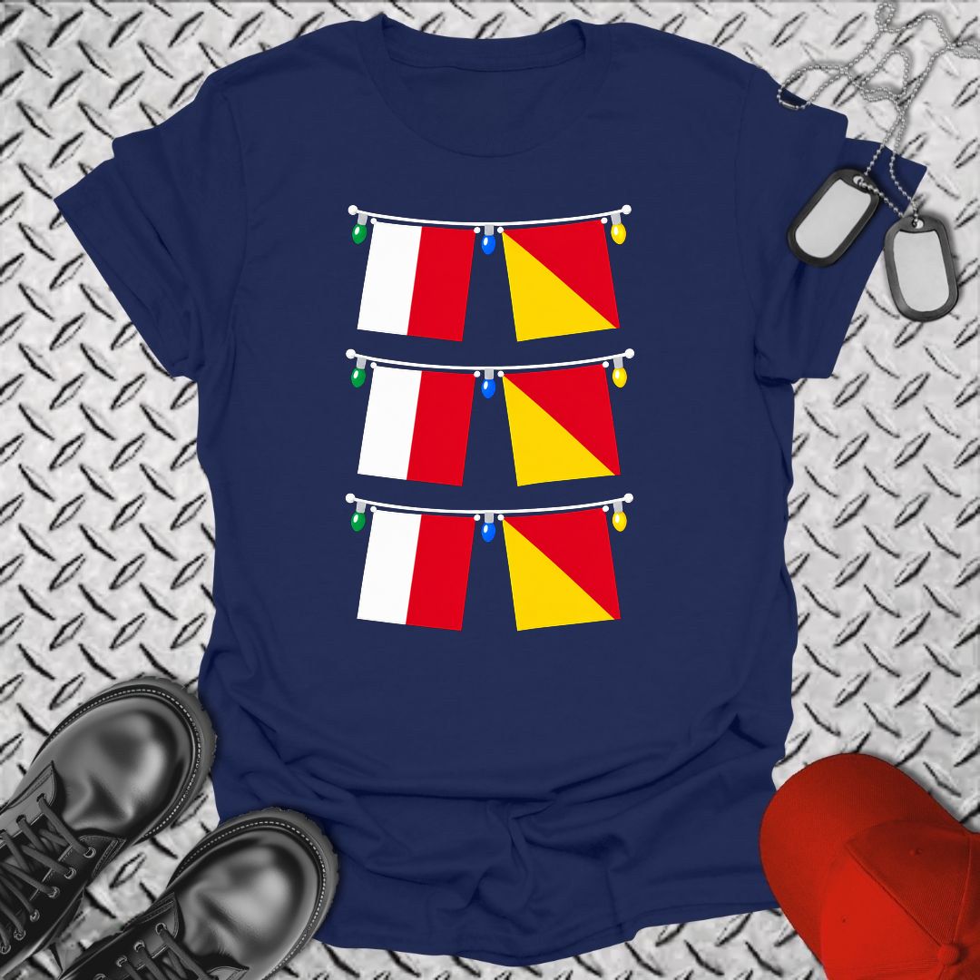 Signal Flag Ho Ho Ho - Navy