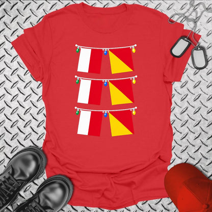 Signal Flag Ho Ho Ho - Red