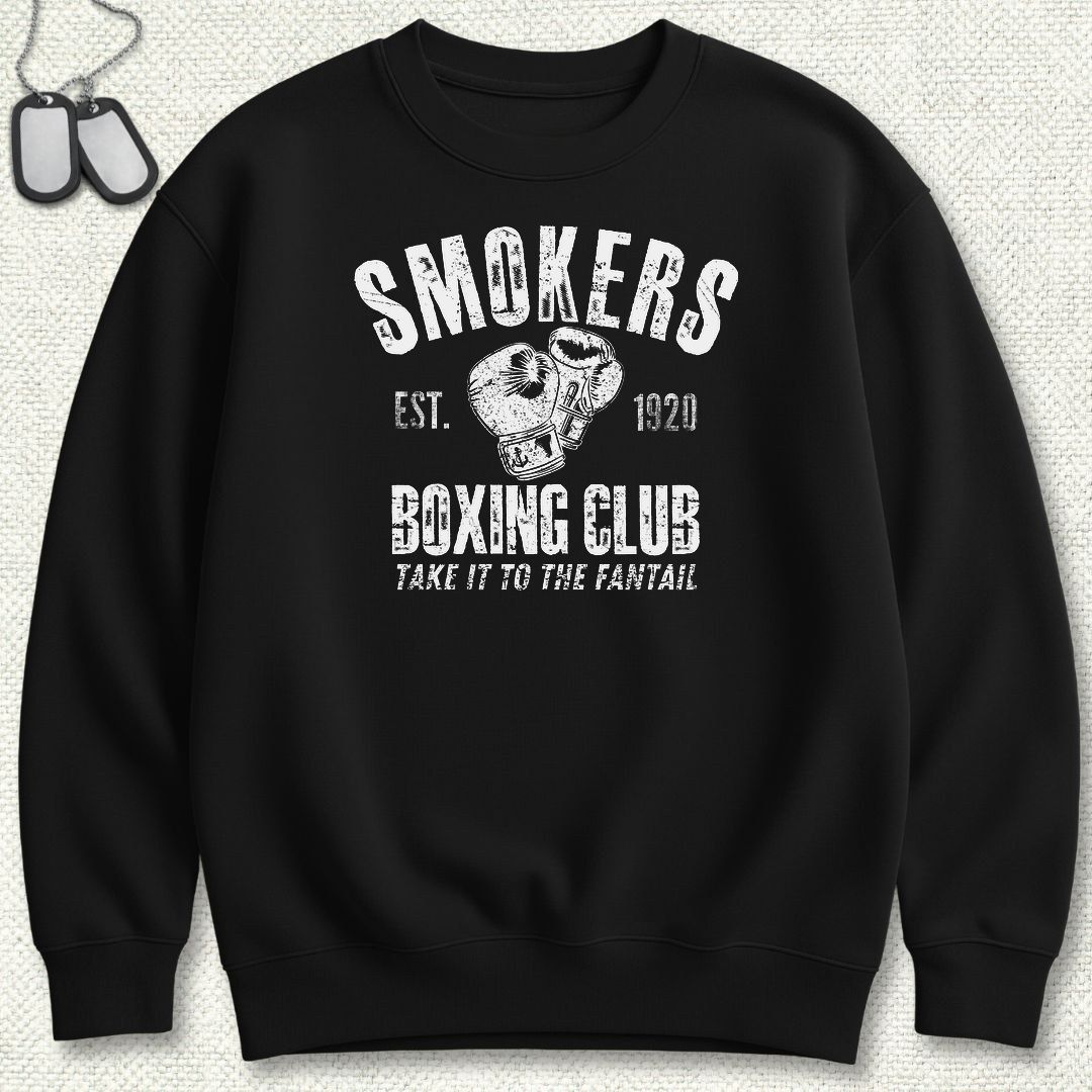 Smokers Boxing Club Sweatshirt - Black