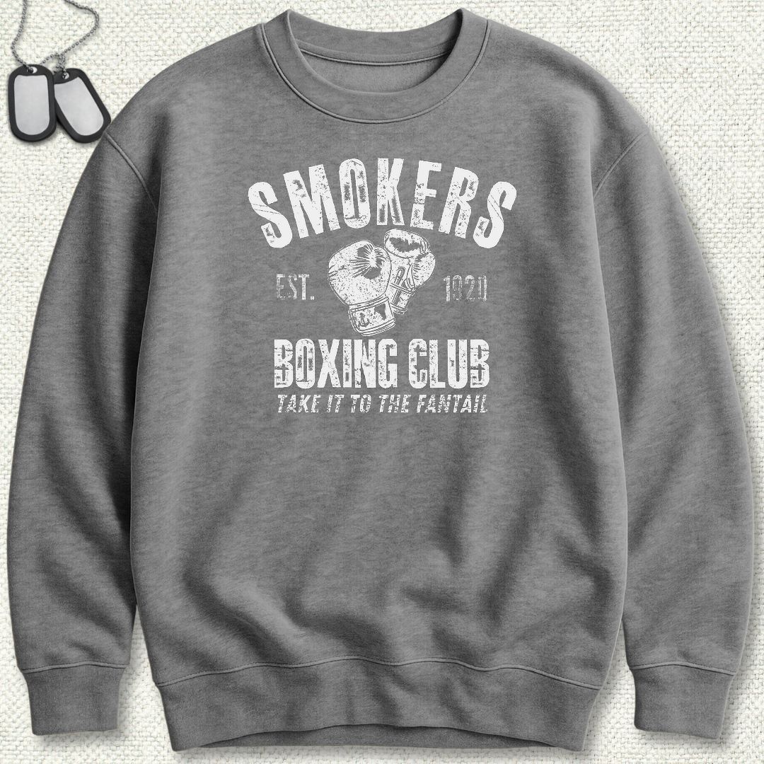 Smokers Boxing Club Sweatshirt - Graphite Heather