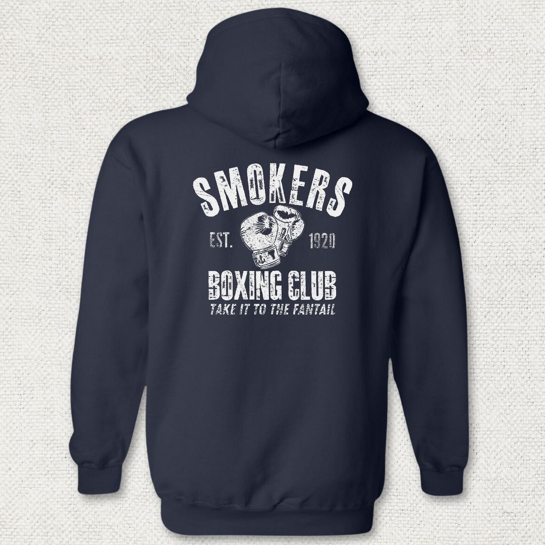 Smokers Boxing Club Hoodie - Navy