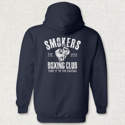 Smokers Boxing Club Hoodie - Navy
