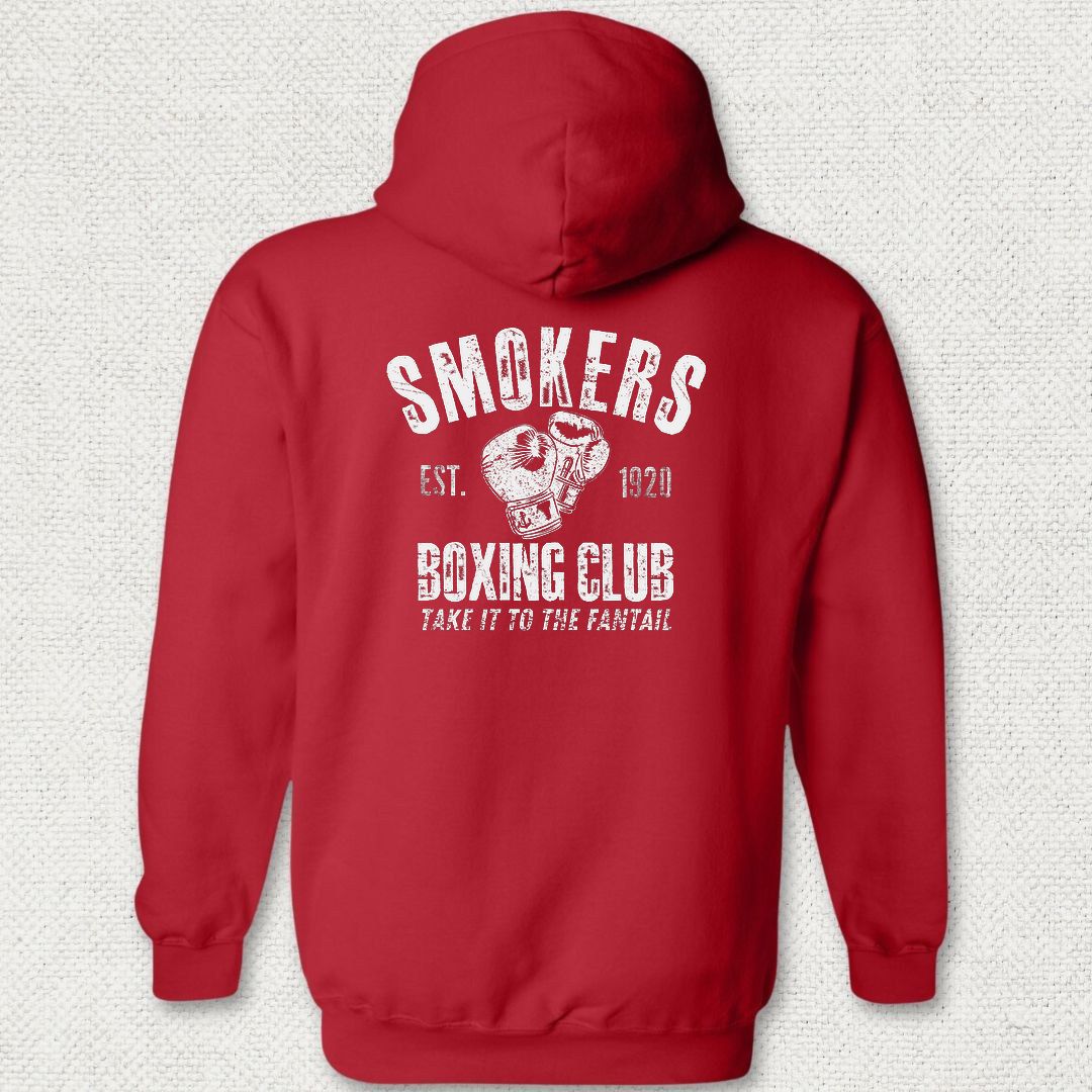 Smokers Boxing Club Hoodie - Red