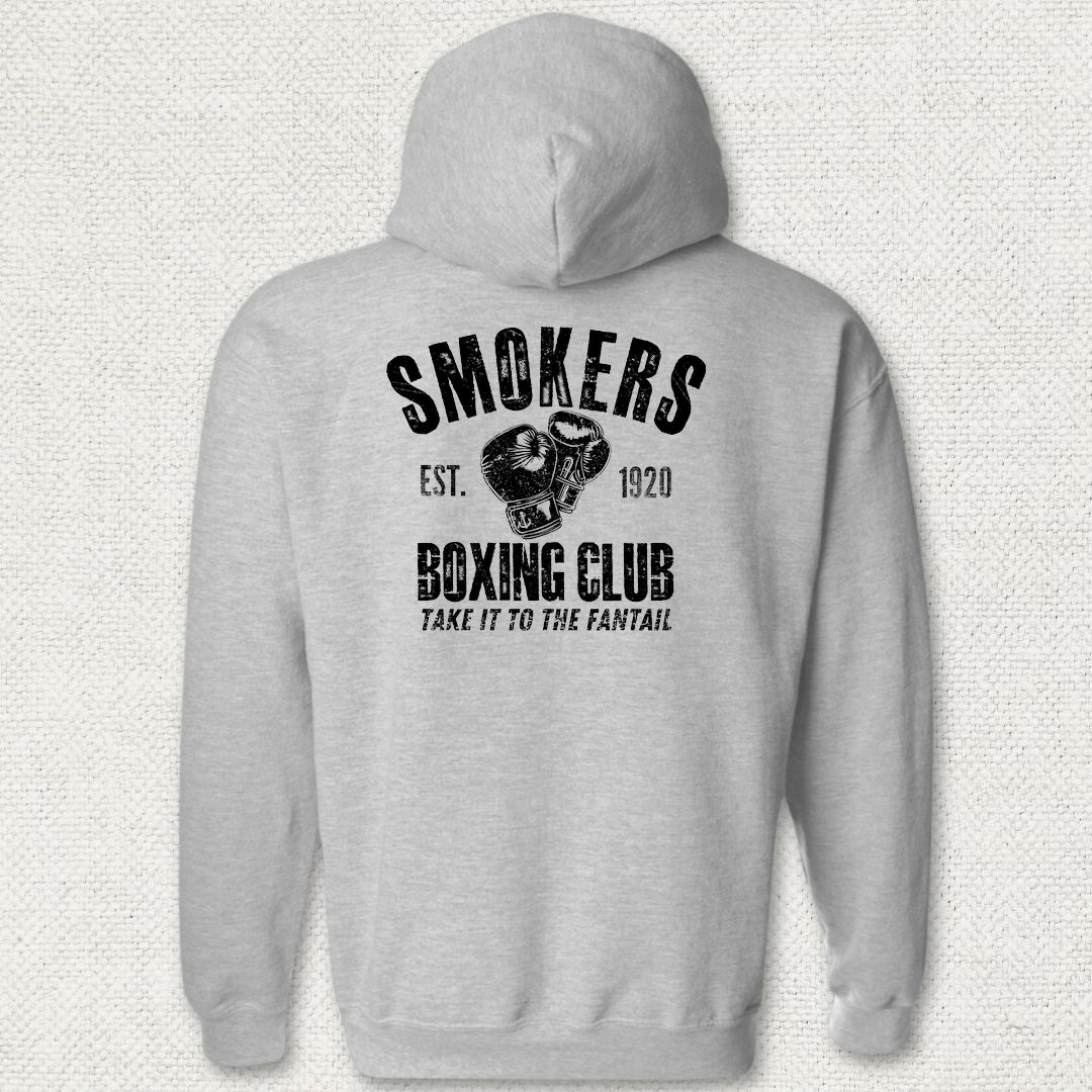 Smokers Boxing Club Hoodie - Sport Grey