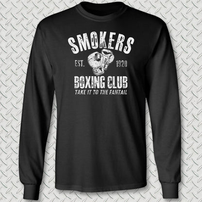 Smokers Boxing Club Long Sleeve Tee - Black