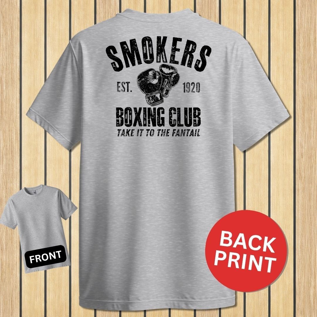 Smokers Boxing Club - Sport Grey