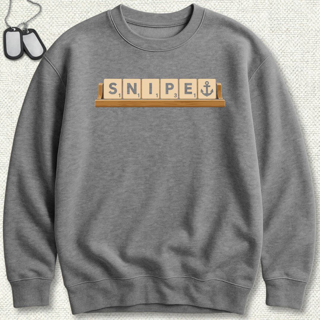 Snipe Tiles Sweatshirt - Graphite Heather