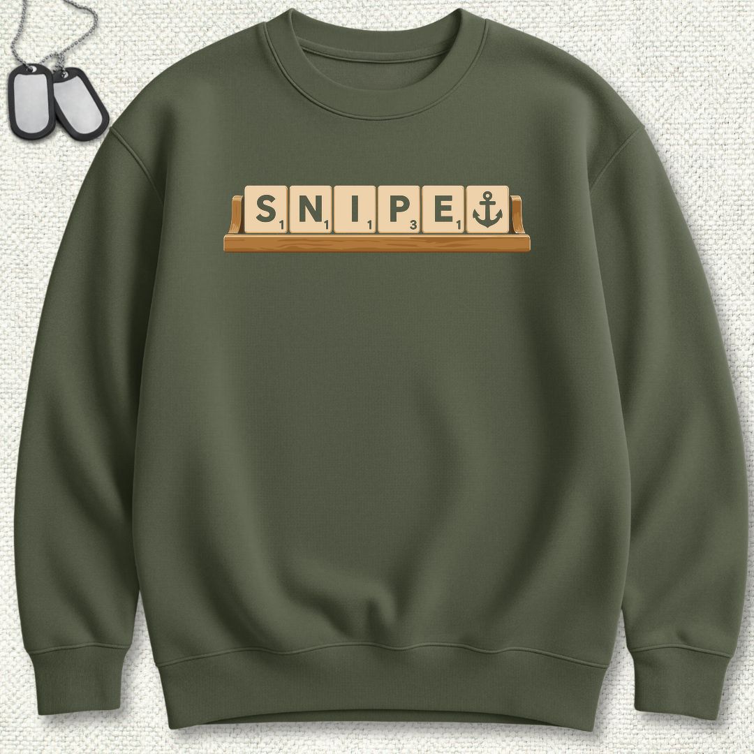 Snipe Tiles Sweatshirt - Military Green