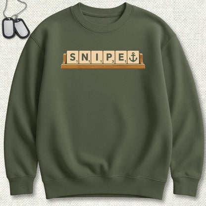 Snipe Tiles Sweatshirt - Military Green