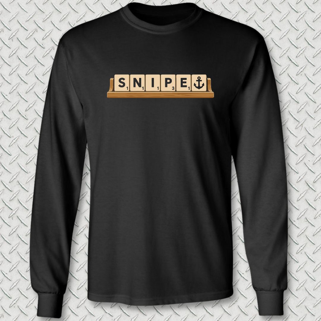 Snipe Tiles Long Sleeve Tee - Black