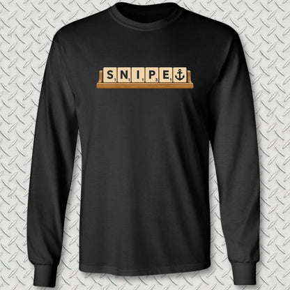 Snipe Tiles Long Sleeve Tee - Black