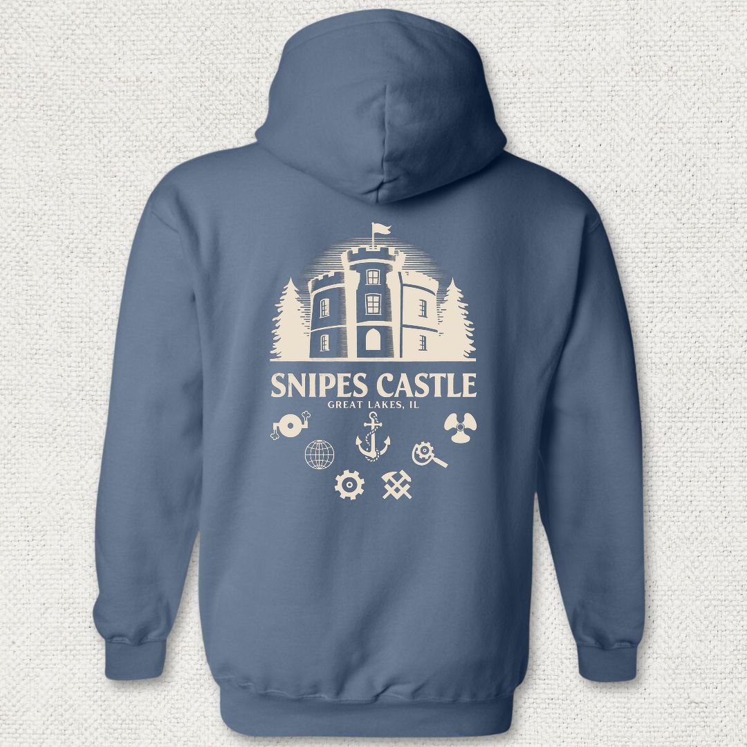 Snipes Castle Hoodie - Heather Navy