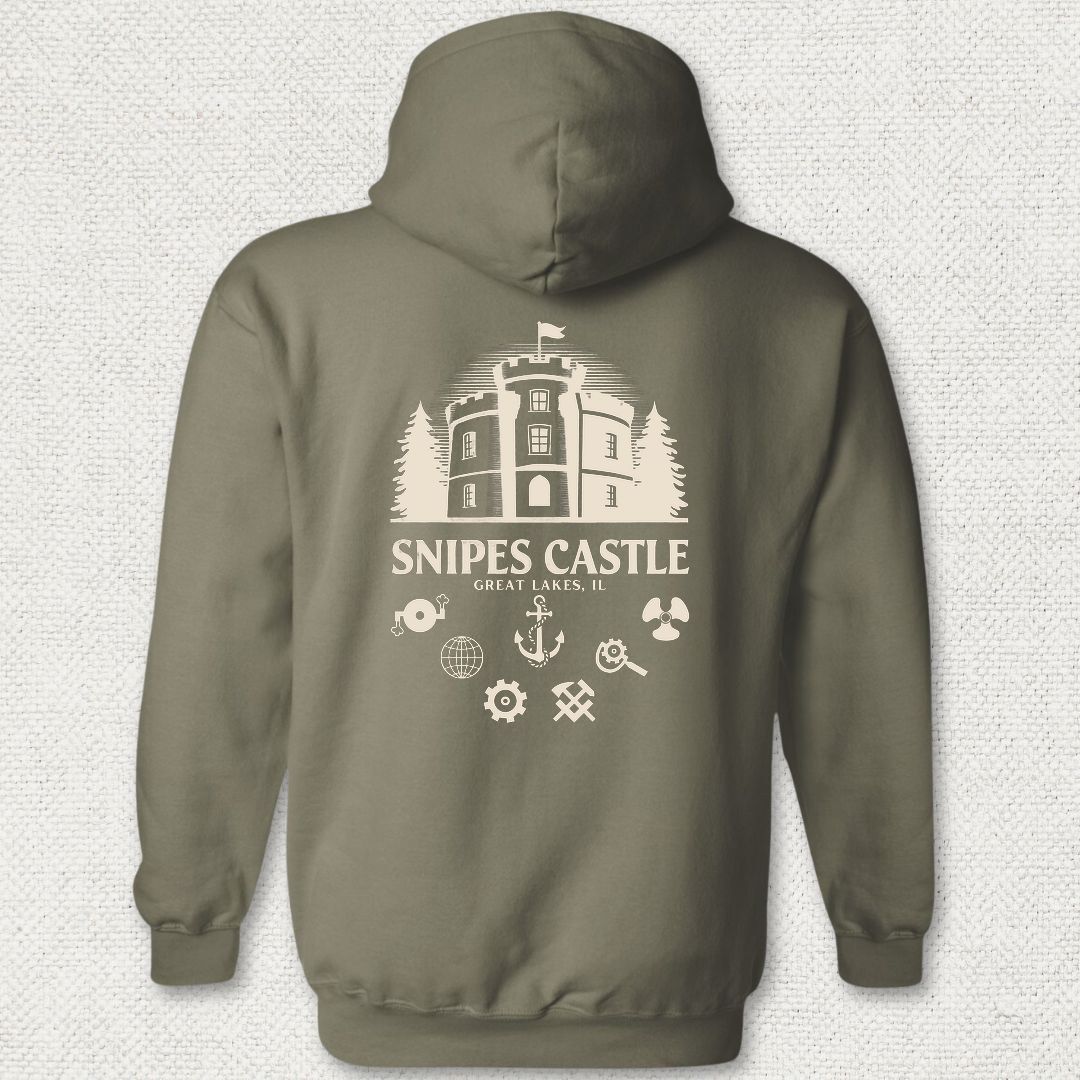 Snipes Castle Hoodie - Military Green