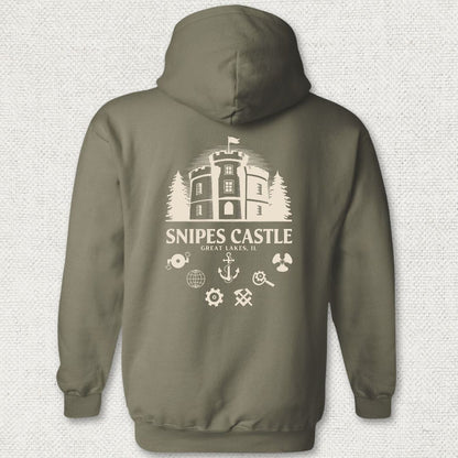 Snipes Castle Hoodie - Military Green