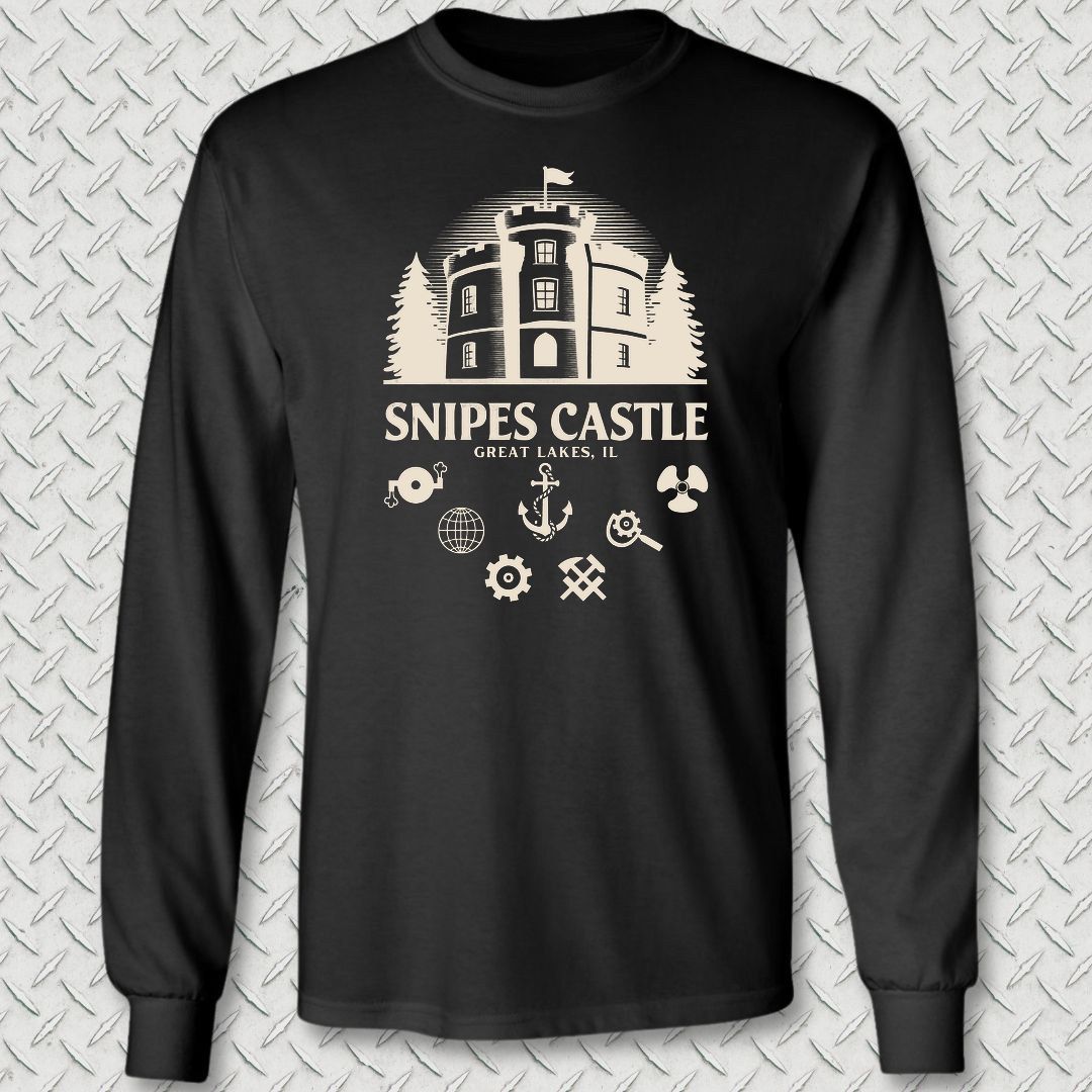 Snipes Castle Long Sleeve Tee - Black