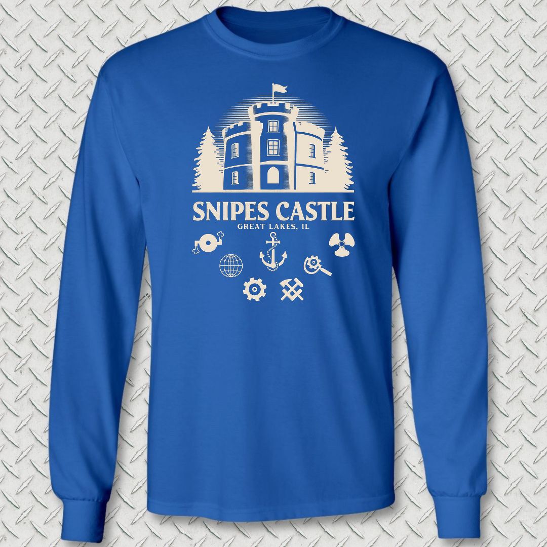 Snipes Castle Long Sleeve Tee - Royal Blue